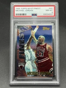 1995-96 Topps Mystery Finest #M1 Michael Jordan PSA 8 Chicago Bulls HOF - Bild 1 von 2