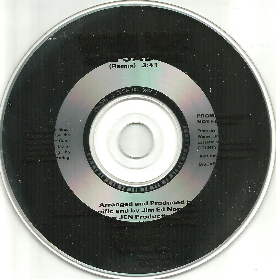 Kurt Howell SOUTHERN PACIFIC Side Saddle REMIX PROMO CD single Doobie Brothers - Image 1 of 1