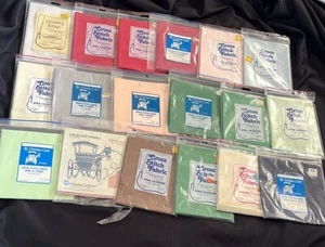 Cross Stitch Fabric Mixed Lot Of 18 Pieces~Mostly 14Count~Many Colors~NIP - Picture 1 of 8