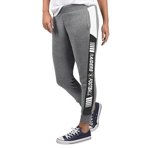 NFL Las Vegas Raiders Officially Licensed Women's Fleece Tailgate Pants G-III Cover