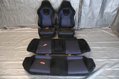 2005 MITSUBISHI LANCER EVOLUTION 8 GSR EVO8 OEM RECARO ПЕРЕДНИЕ И ЗАДНИЕ СИДЕНЬЯ #676 - Изображение 1 из 4
