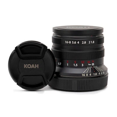 Koah Artisans 55mm f/1.8 Large Aperture Manual Focus Lens for Nikon Z Black - Image 1 of 4