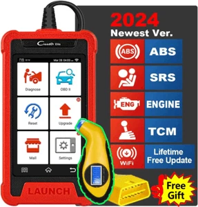 Herramienta de diagnóstico de automóvil LAUNCH Creader Elite 200 OBD2 escáner comprobar motor ABS SRS - Imagen 1 de 10