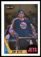 1987-88 O-Pee-Chee OPC Jim Kyte RC #226