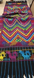 BEAUTIFUL COLORFUL HANDMADE TABLE RUNNER EMBROIDERY LG DECORATION TAPESTRY.... - Picture 1 of 12