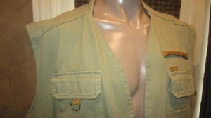 Orvis Leather Trim Field Vest Size XXL + Game Pocket Fishing Hunting Vented 58" - Picture 1 of 12