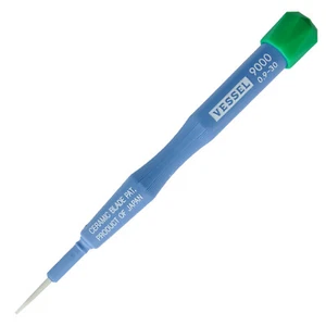 VESSEL No.9000 (Slotted 0.9 x 30) Ceramic Adjuter Screwdriver - Picture 1 of 2