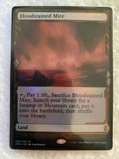 Magic The Gathering MTG Zendikar Rising Expeditions ZNE Foil Bloodstained Mire