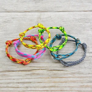 Union Range, Adjustable Paracord Bracelet Sliding Knot - Multi Colours - Picture 1 of 7