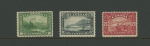 Canada Scott # 155 156 157 VF OG VLH Stamps Cat $130 - Picture 1 of 2