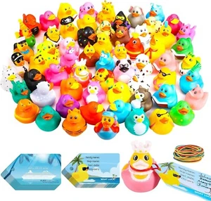 100 Pcs Cruise Ducks Tags Kits Includes 30 Pcs Cruising Ducks with 30 Pcs Cruise - Picture 1 of 8