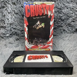 Crusty 4 God Bless the Freaks VHS 1998 Motorcycle Dirt Bike Motocross Supercross - Picture 1 of 8