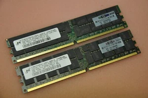 HP DL360 G4p DL380 G4 Server 4GB (2x 2GB 2Rx4 345114-851 DDR2 RAM kit 375004-B21 - Picture 1 of 1