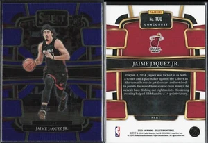 23/24 Panini Select Concourse Base Blue Retail #100 Jaime Jaquez Jr. Miami Heat - Bild 1 von 1