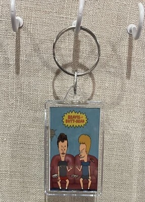 Beavis and Butthead Acrylic Double Sided Keychain Key Ring - Image 1 of 2