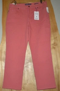 Gloria Vanderbilt Jeans Persimmon Amanda Style Size 14 Short - Picture 1 of 5