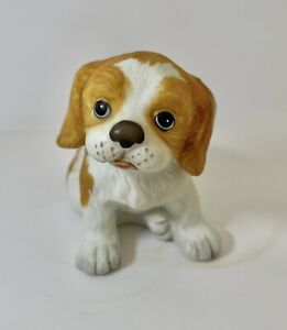 New ListingHomco, Ceramic Brown & White Sitting Cocker Spaniel Pup, #1407
