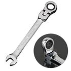 Efficient 10mm Metric Ratchet Spanner 72 Teeth Gear Combination Wrench