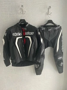 motorradkombi herren leder alpinestars Gr. 48 - Bild 1 von 9