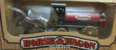 Banco de monedas Horse & Wagon True Value 1990 ERTL NUEVO EN CAJA Foto 1 de 4