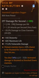 💥DIABLO 4💥SEASON 9💥Amulet💥2GA Attack Speed + Life + Brilliance - Picture 1 of 1