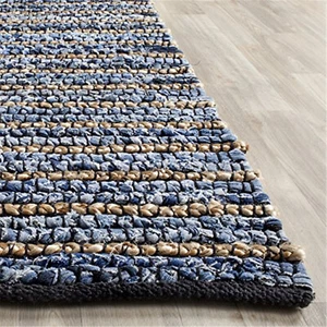 New Rug Collections CAP363A-9 Accent Contemporary Blue/Natural 4'L x 2' 3''W - Picture 1 of 1
