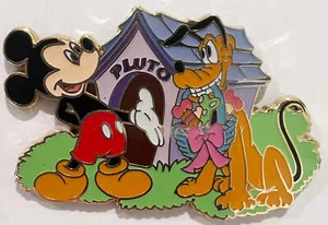 Mickey & Pluto Dog House Easter Basket of Bones LE 250 Shopping Disney Pin C03 - Picture 1 of 1