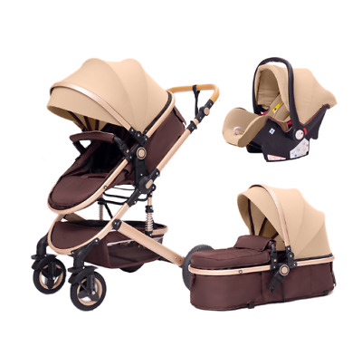 3 In 1 Baby Infant Stroller Car Seat Combo Travel System Lightweight Foldable • 475.48$