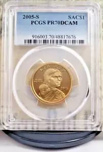 2005-S Native American - Sacagawea Dollar - PCGS PR70DCAM - Top Grade! 7676 - Bild 1 von 6