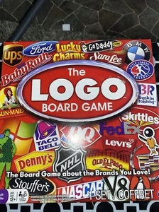 The LOGO Board Game about the Brands You Love! Spin Master 2011 First Edition - Picture 1 of 5