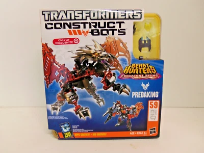 Transformers Construct Bots Beast Hunters PREDAKING Target Exclusive SEALED NEW - Image 1 of 4