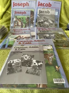 Flash A Card Beka Book Genesis Series 1 - 5 Adam Cain Abraham Noah Joseph Jacob