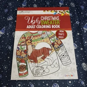 Adult Coloring Book Ugly Christmas Sweater - Bild 1 von 2