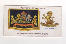 Players Drum Banners & Cap Badges 1924 #10 7th Dragoon Guards (Princess Royal’s)