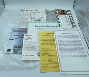 Sony Playstation 1 Manuals Inserts PS1 - Picture 1 of 14