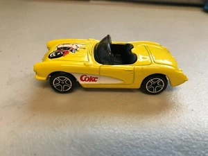 MATCHBOX '57 CORVETE "COKE BEAR" YELLOW k - Picture 1 of 4