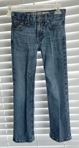 ARIAT B5 Straight Leg Jeans - Slim - Adjustable Waist - Youth Sz 7 - Light Wash - Picture 1 of 15