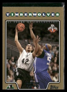 2008-09 Topps #200 Kevin Love Gold Border #/2008 - Picture 1 of 2