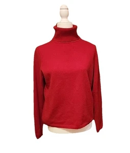 Suéter Valerie Stevens Cashmere Cuello Alto Silencioso Lujo Clásico Para Mujer Talla PL - Imagen 1 de 11