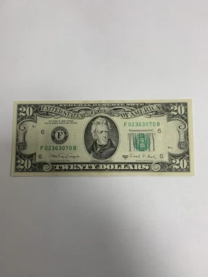 20 Dollar Bill, OLDER, 1988A, F02363070B - Image 1 of 4
