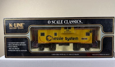 NEW SEALED BOX! K-LINE O GAUGE (K613-2151) Chessie System Caboose FREE SHIPPING - Image 1 of 4