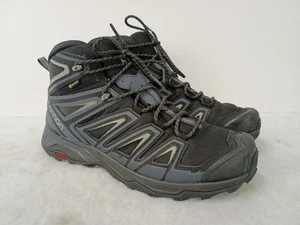 Salomon Hombres Talla 11 X Ultra 3 Mid GTX Botas de Senderismo Impermeables Negro Gris Trail - Imagen 1 de 12
