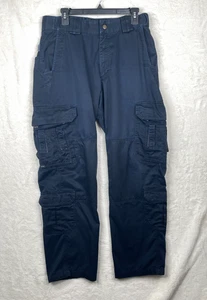 511 Tactical Series Mens Pants Size 32 X 32 (30) Navy Blue Rip Stop Work 5.11 - Picture 1 of 9