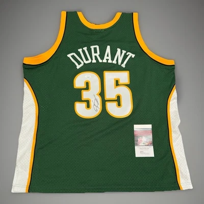 Kevin Durant Seattle SuperSonics M&N Signed Autographed Swingman Jersey JSA COA - Image 1 of 4