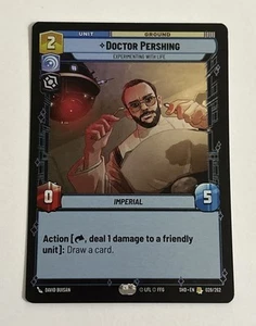 Star Wars Unlimited TCG Doctor Pershing Reg. Rare, #028/262, Near Mint! - Picture 1 of 10