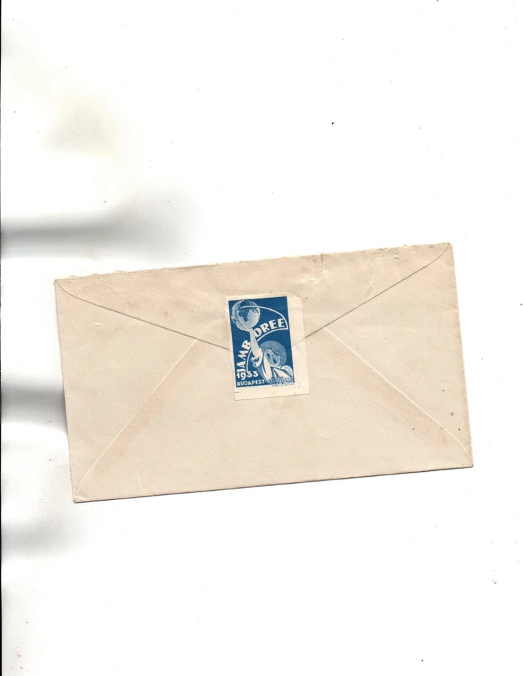 Stockholm,SK 1933 HUNGARY SCOUT JAMBOREE Label - Image 1 of 2