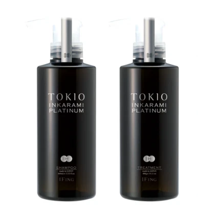 TOKIO IE INKARAMI Platinum Shampoo 400ml and Treatment 400ml Japan - Image 1 of 3