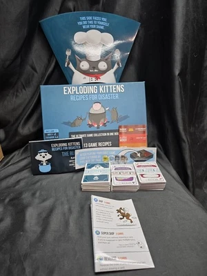 Exploding Kittens Recipes for Disaster Card Game 121 Cards 2-5 Players Ages 7+ - Image 1 of 4