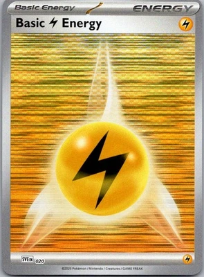 Basic Lightning Energy - Common SVE: Scarlet & Violet Energies 020 NM - Image 1 of 2