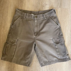 Vintage Carhartt Carpenter Shorts hellbraun 34 Heavy Canvas Baggy Workwear - Bild 1 von 8